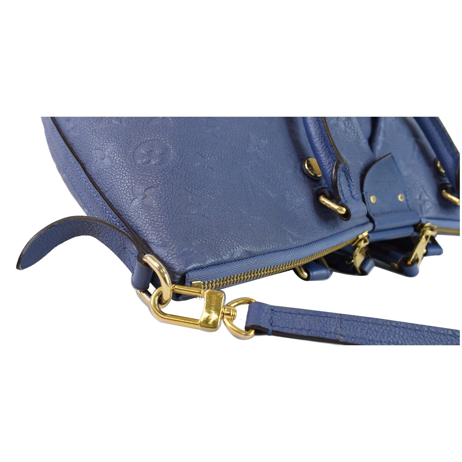 Louis Vuitton Blue Marine Monogram Empreinte Blanche MM Bag – The Closet
