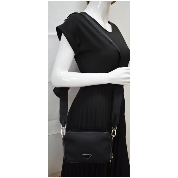 PRADA Re-Edition Nylon Shoulder Bag Black