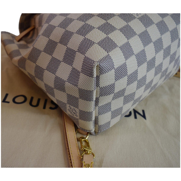 LOUIS VUITTON Sperone BB Damier Azur Backpack Bag White