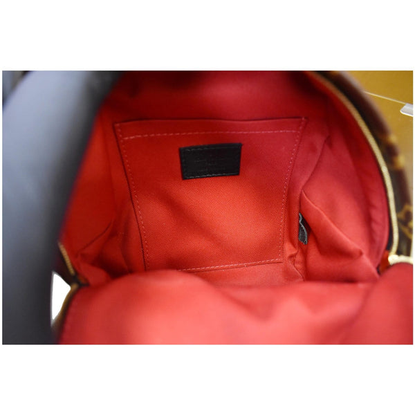 Louis Vuitton Palm Springs Mini World Tour Backpack - red elegant interior