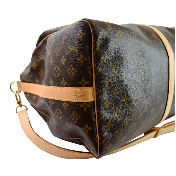 Louis Vuitton Keepall Bandouliere 55 monogram Canvas Travel Bag 
