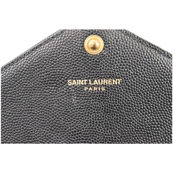 YVES SAINT LAURENT Large Grain De Poudre Wallet Black