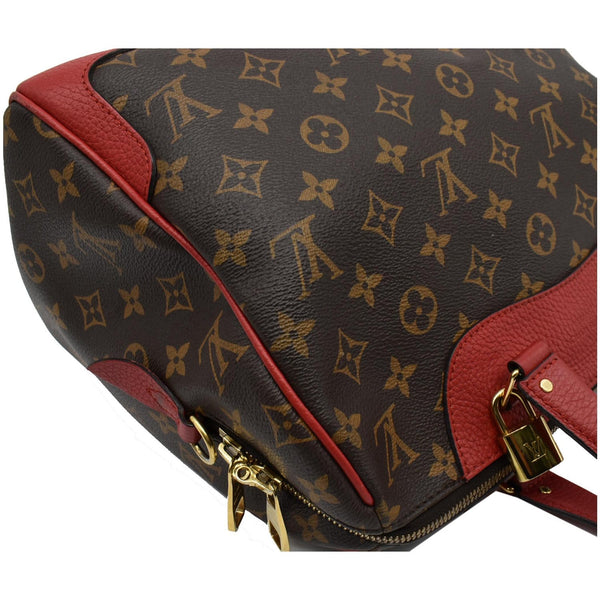 LOUIS VUITTON Retiro NM Monogram Canvas 2Way Shoulder Bag Red
