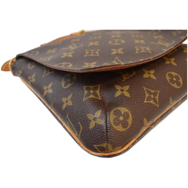 LOUIS VUITTON Musette Salsa Monogram Canvas Shoulder Bag Brown