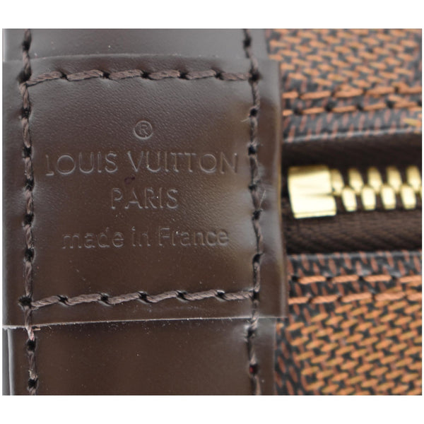 Louis Vuitton Alma Damier Ebene Satchel Bag Brown - DDH