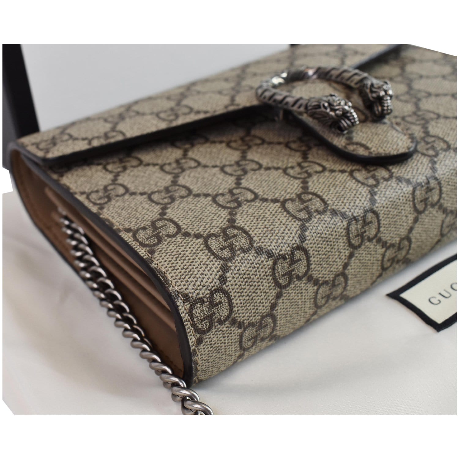 Gucci Dionysus Jumbo GG Chain Wallet Crossbody Bag