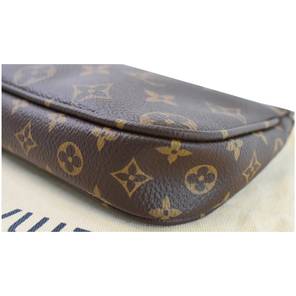 Louis Vuitton Pochette Accessories Monogram Canvas Bag round corner