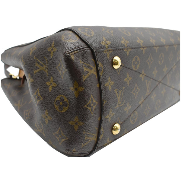 LOUIS VUITTON Montaigne GM Monogram Canvas Shoulder Bag Brown