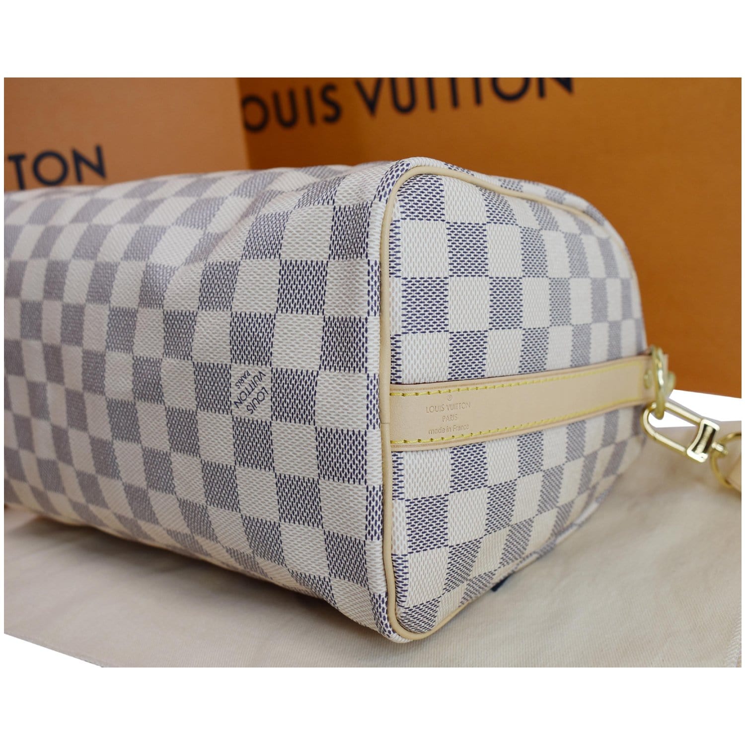 ❌SOLD❌ Excellent Condition Louis Vuitton LV Speedy 25 in Damier Azur GHW