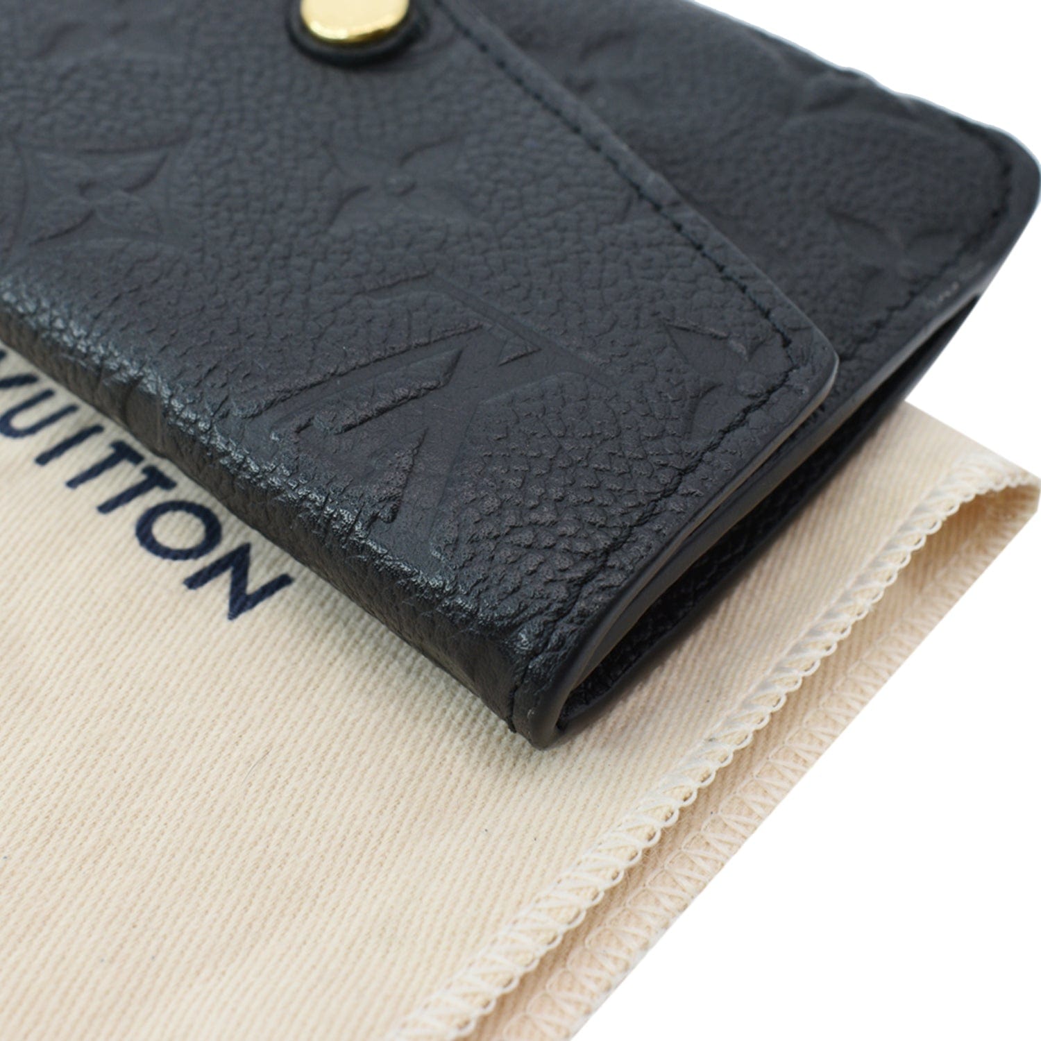 Louis Vuitton Monogram Empreinte Key Pouch M80885 Black Leather Pony-style  calfskin ref.972019 - Joli Closet