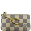 Louis Vuitton Pochette Key Cles Damier Azur Coin Case
