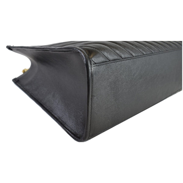 GUCCI GG Marmont Medium Matelasse Leather Tote Bag Black 627332