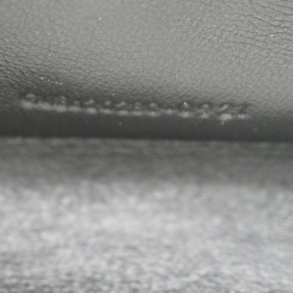 YVES SAINT LAURENT Mix Matelassé Small Grain De Poudre Chain Wallet Crossbody Bag Cream