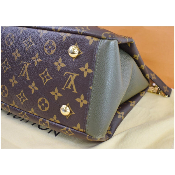 LOUIS VUITTON Pallas Monogram Canvas 2Way Shoulder Bag Brown
