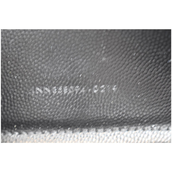 YVES SAINT LAURENT Matelasse Zip Around Wallet Black