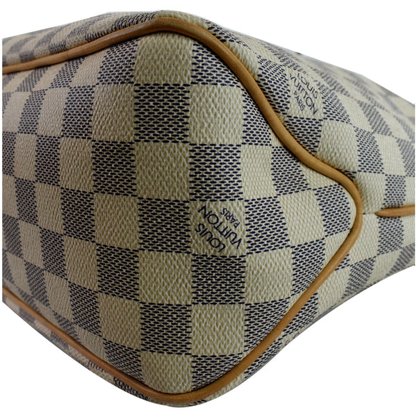 LOUIS VUITTON Delightful PM Damier Azur Shoulder Hobo Bag White