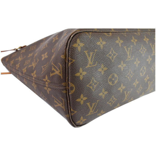 Louis Vuitton Neverfull MM Monogram Canvas Shoulder Bag - side preview