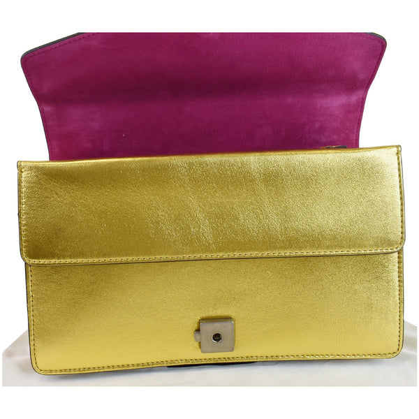 Gucci Dionysus Small Satin Shoulder Handbag top opened