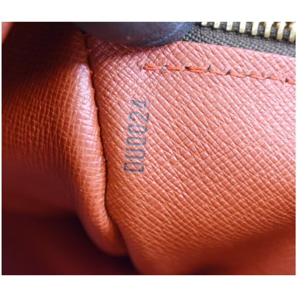 Louis Vuitton Papillon Damier Ebene Shoulder Bag Brown - code DU0024