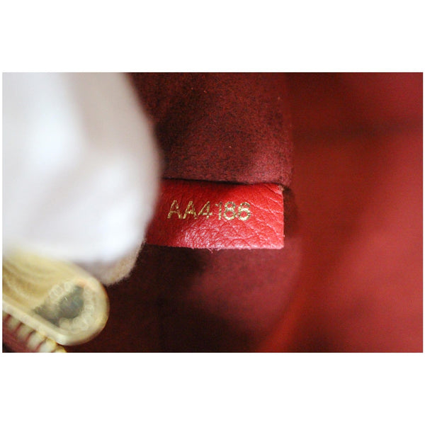 LOUIS VUITTON Kimono Monogram Calfskin Tote Bag Brown/Cerise