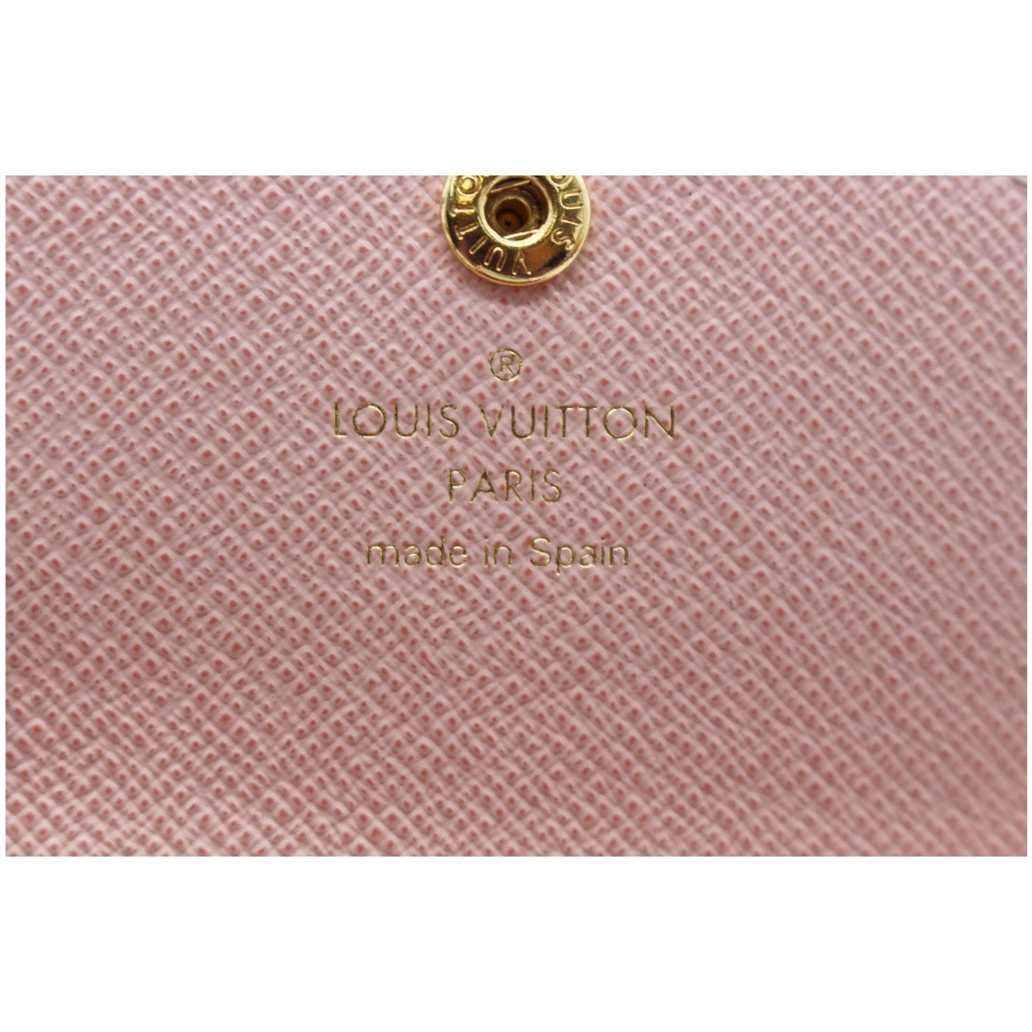LOUIS VUITTON Monogram Rosalie Coin Purse Rose Ballerine 1285818