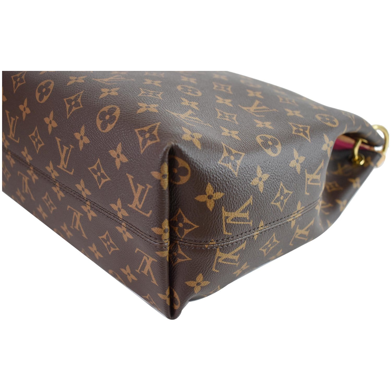 Louis Vuitton Explorer Shoulder Bag Pleated Monogram Canvas MM