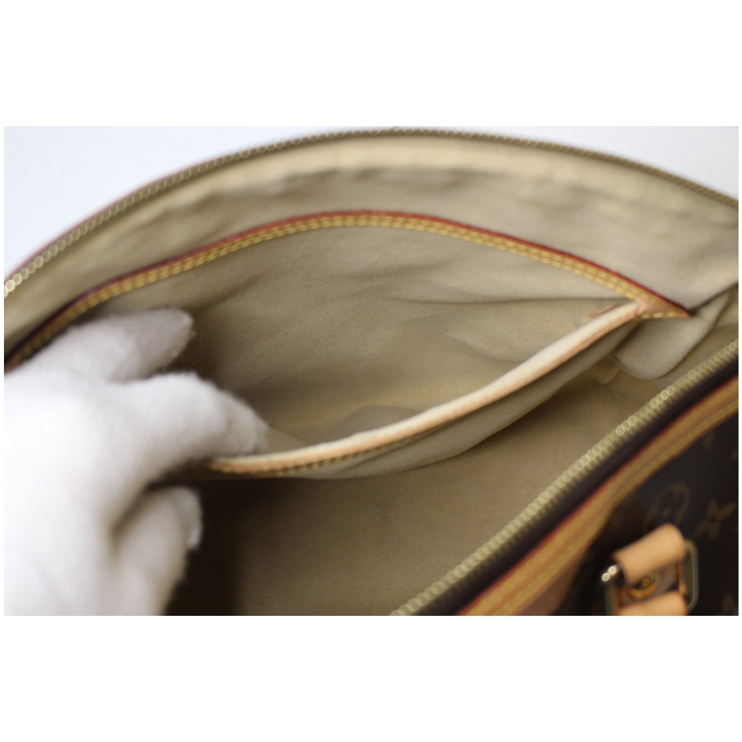 Retiro leather handbag Louis Vuitton Brown in Leather - 36348761