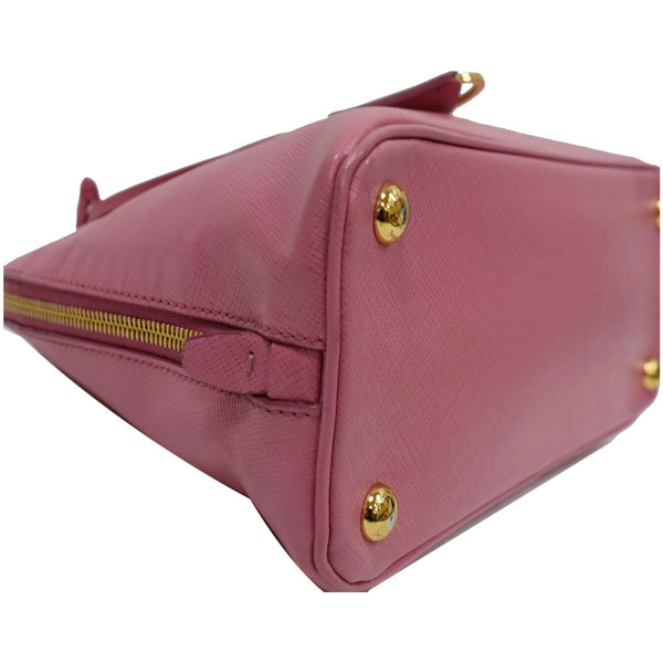 PRADA Promenade Mini Saffiano Leather Satchel Bag Pink