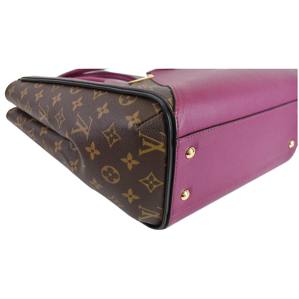 LOUIS VUITTON Kimono Monogram Calfskin Tote Bag Brown/Magenta