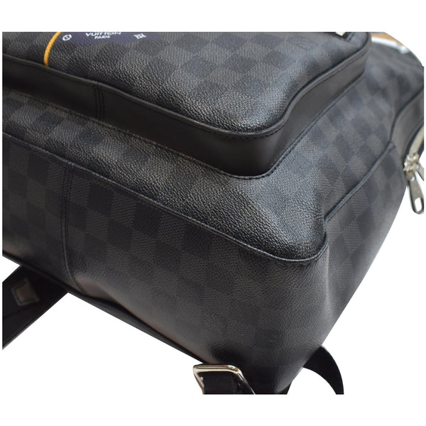 LOUIS VUITTON League Josh Damier Graphite Backpack Bag Black