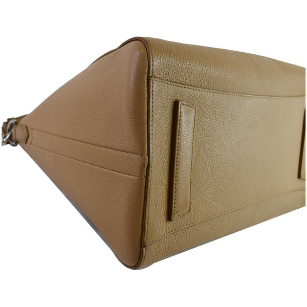 GIVENCHY Antigona Medium Leather Shoulder Bag Beige