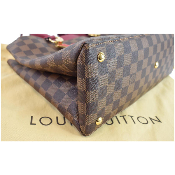 LOUIS VUITTON LV Riverside Damier Ebene Shoulder Bag Red