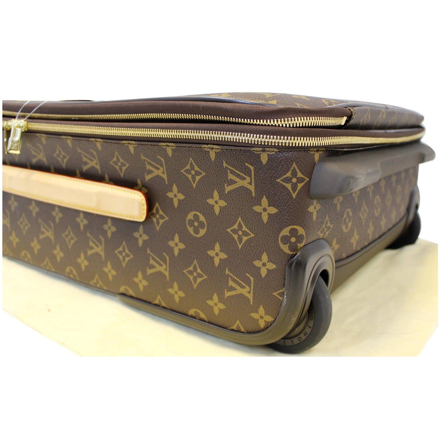 Louis Vuitton Monogram Canvas Pegase 55 Trolley Rolling Suitcase Brown  Cloth ref.626244 - Joli Closet
