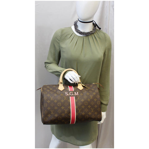 Louis Vuitton Speedy 35 Monogram Canvas Handbag