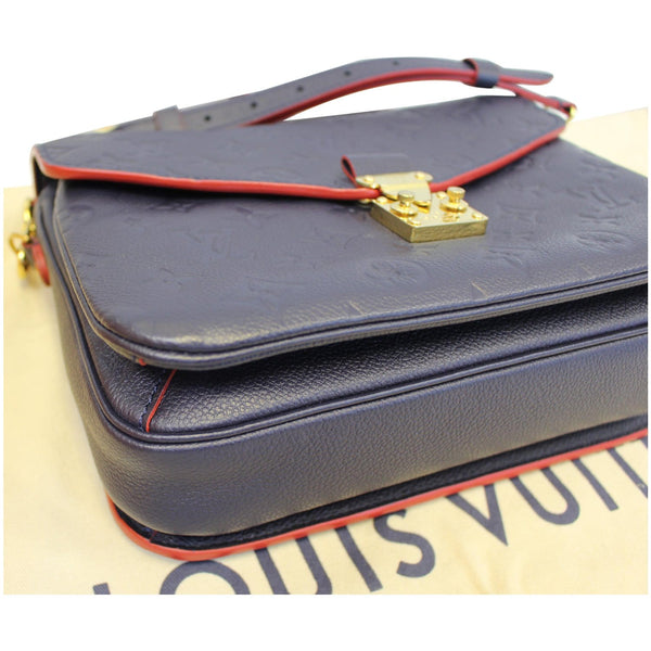 Louis Vuitton Metis Pochette Empreinte Leather Bag seams