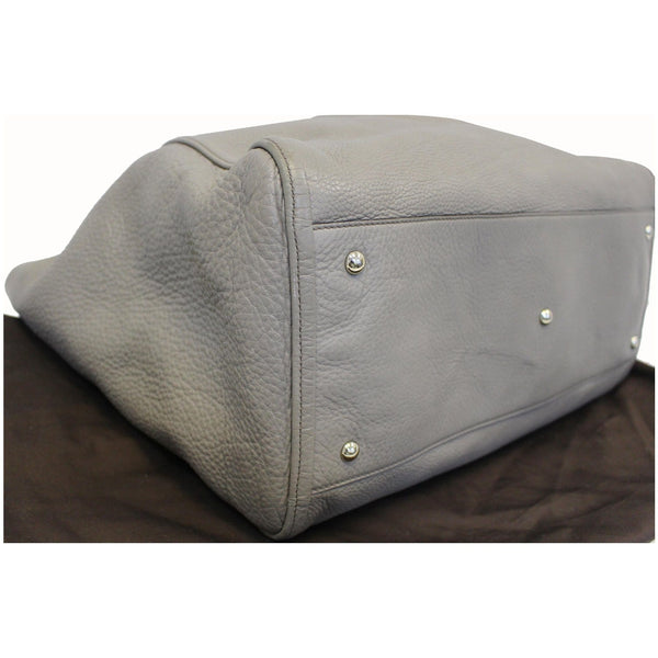 GUCCI Soho Pebbled Leather Large Tote Shoulder Bag Taupe-US