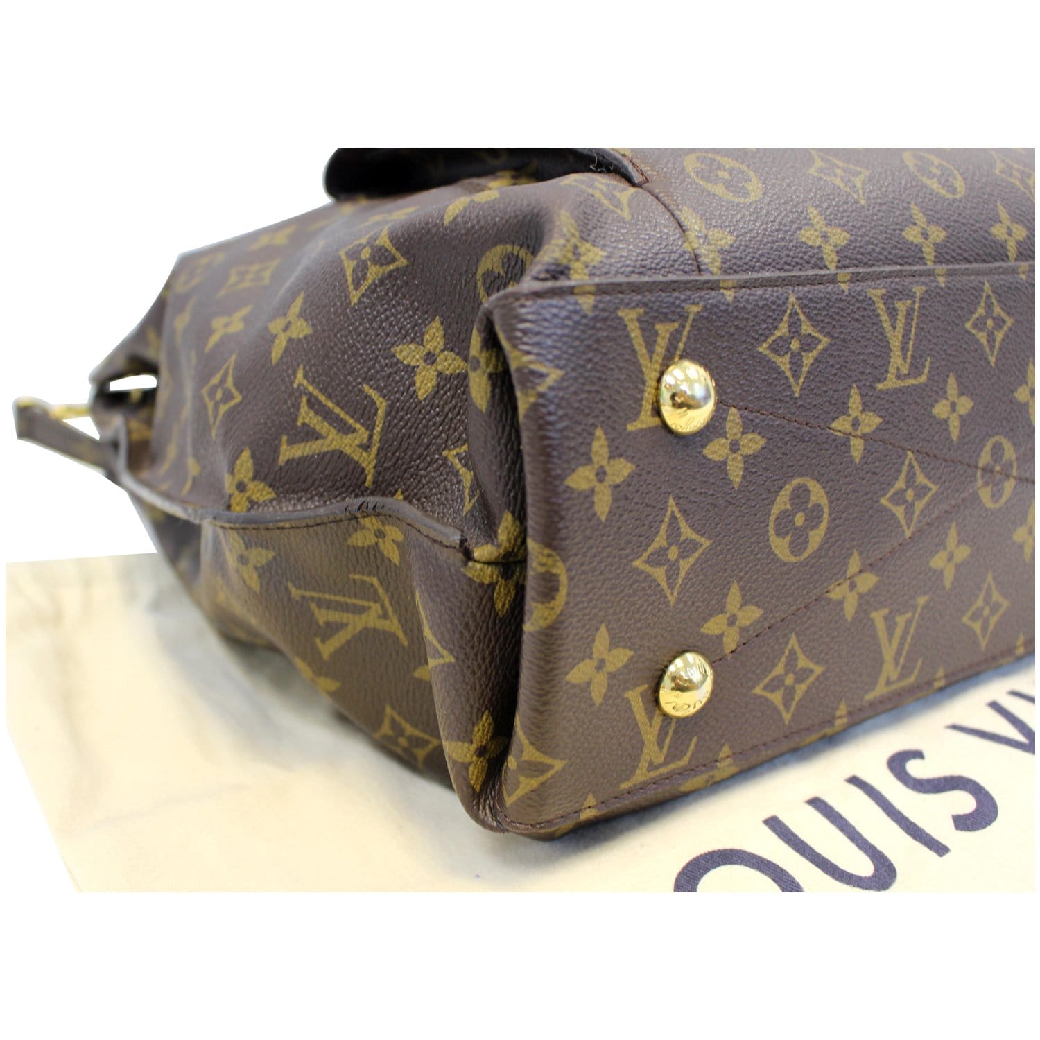 Louis+Vuitton+M%C3%A9tis+Hobo+Bag+Brown+Canvas for sale online