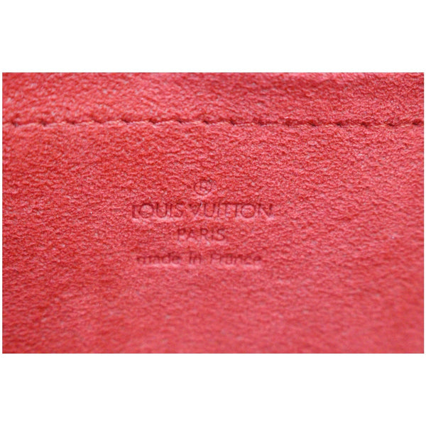 Engraved inside Louis Vuitton Knightsbridge Damier Ebene