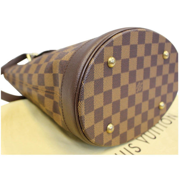 LOUIS VUITTON Marais Bucket Damier Ebene Shoulder Bag Brown
