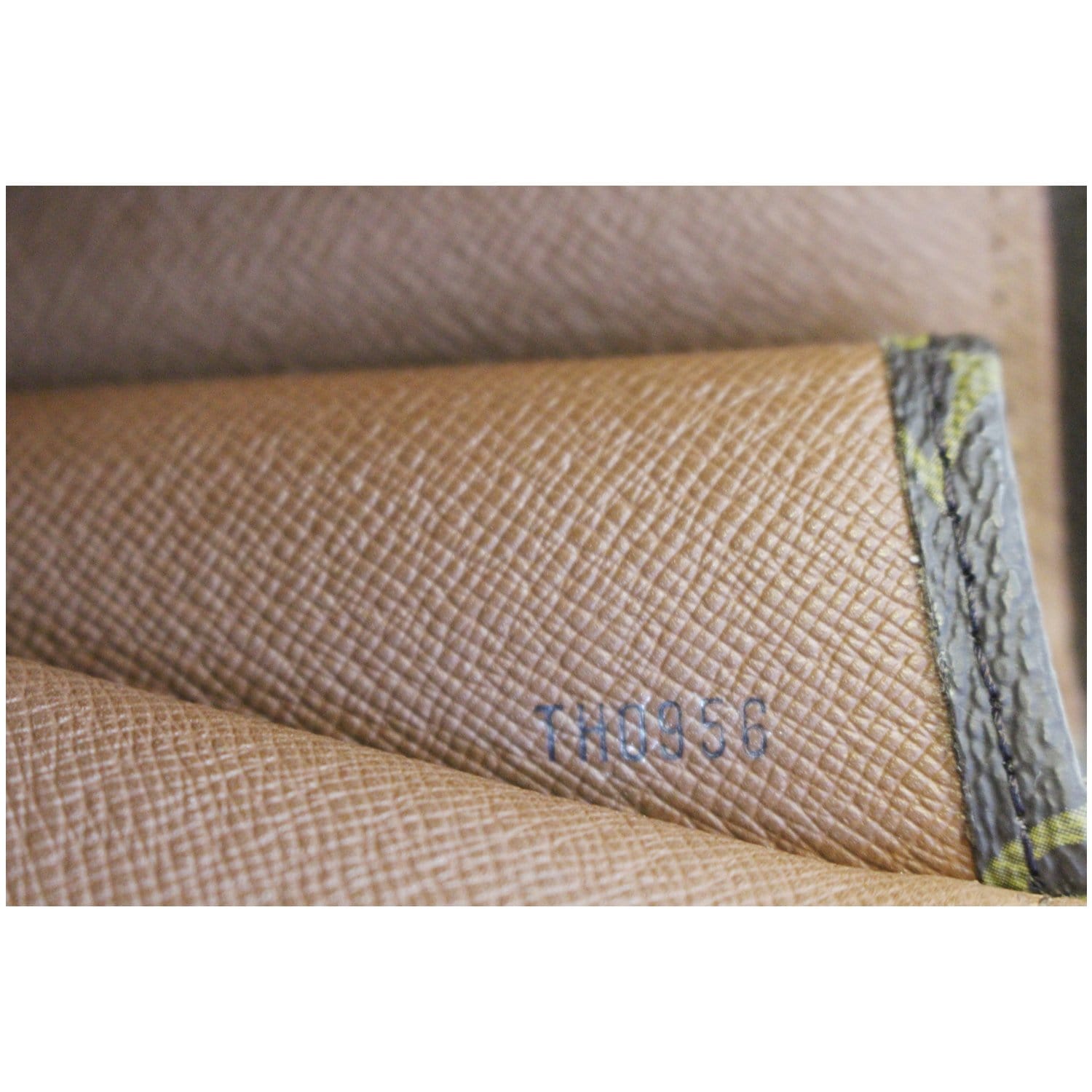Louis Vuitton Resume/ portfolio Monogram Pouch Brown Canvas with strap