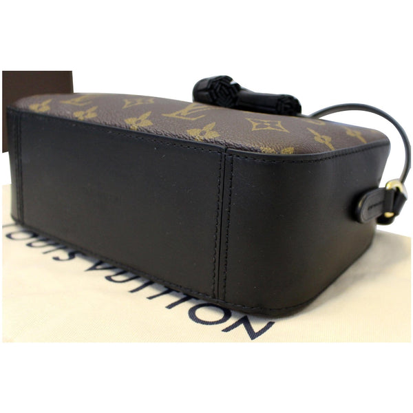 LOUIS VUITTON Saintonge Monogram Canvas Shoulder Bag Noir Black-US