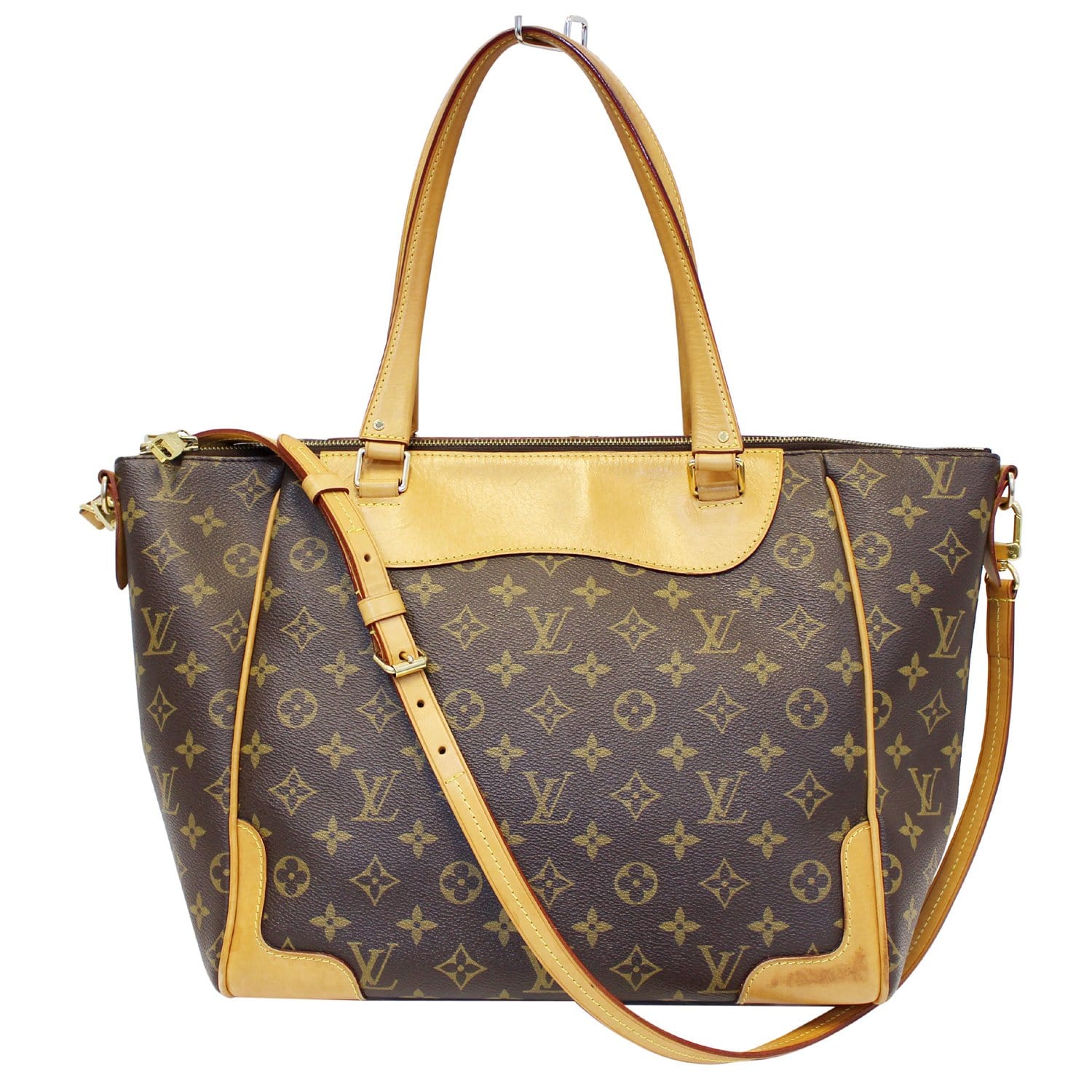 Louis+Vuitton+Estrela+Shoulder+Bag+MM+Brown+Canvas for sale online