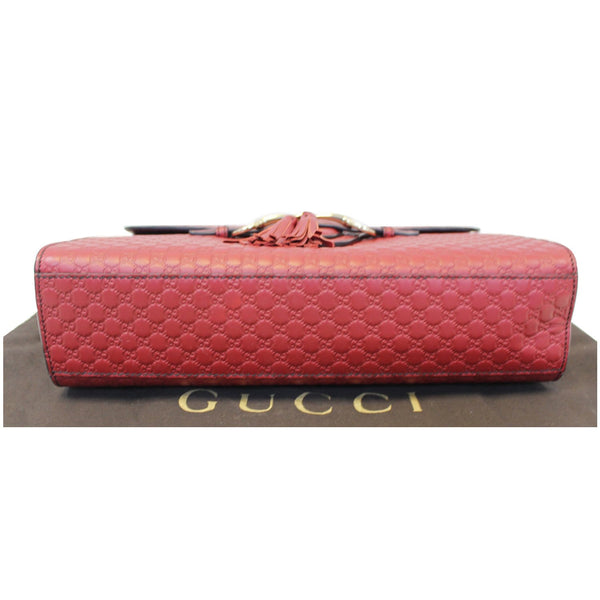 Gucci Shoulder Bag Micro Emily GG Guccissima - bottom view