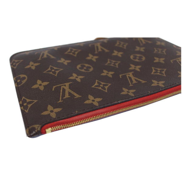Louis Vuitton Neverfull MM Pouch Wristlet Pochette - lv zip