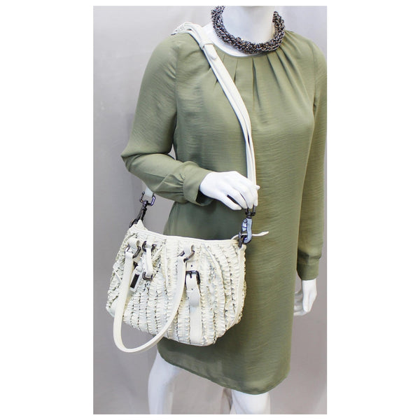 Burberry Leather Bag - on Mannequin