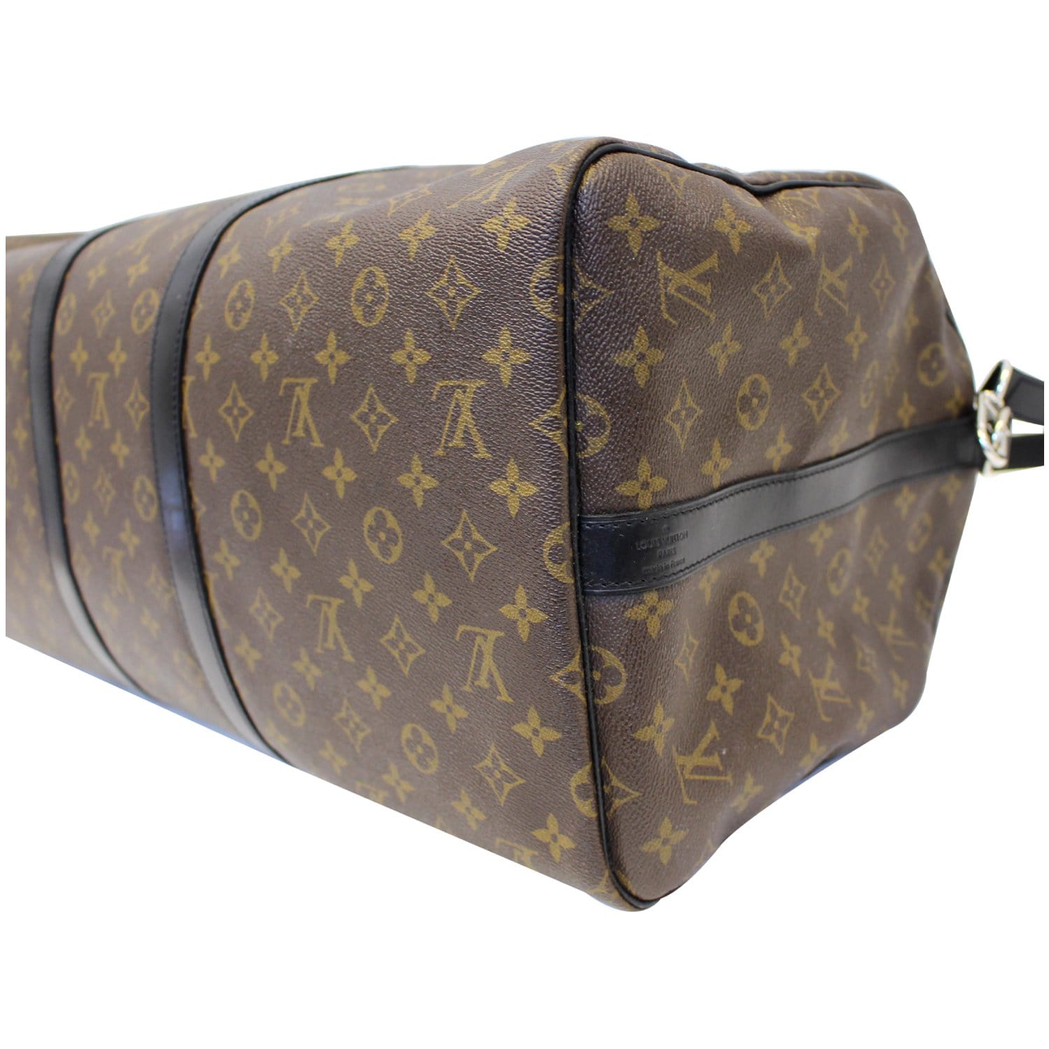 【希少】Louis Vuitton Keepol 55 Macassar Louis Vuitton LV Keepall Macassar 55 Brown Cloth ref.915552 - Joli