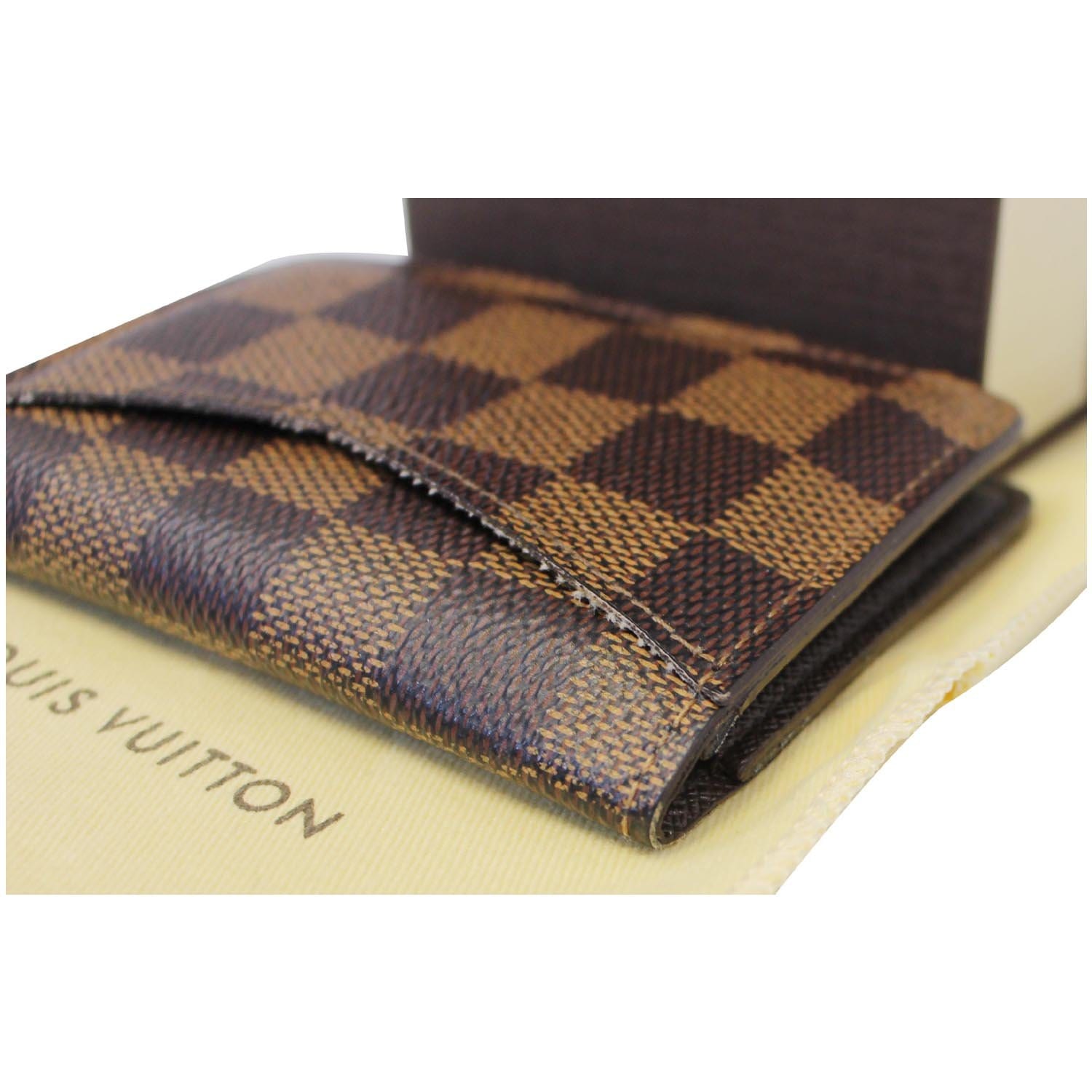 Louis Vuitton, Bags, Louis Vuitton Damier Ebene Pocket Organizer Card  Holder Wallet