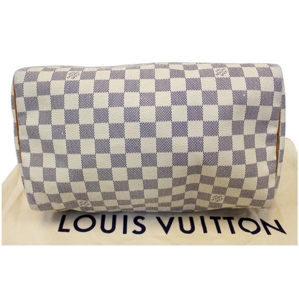 LOUIS VUITTON Speedy 30 Damier Azur Satchel Handbag-US