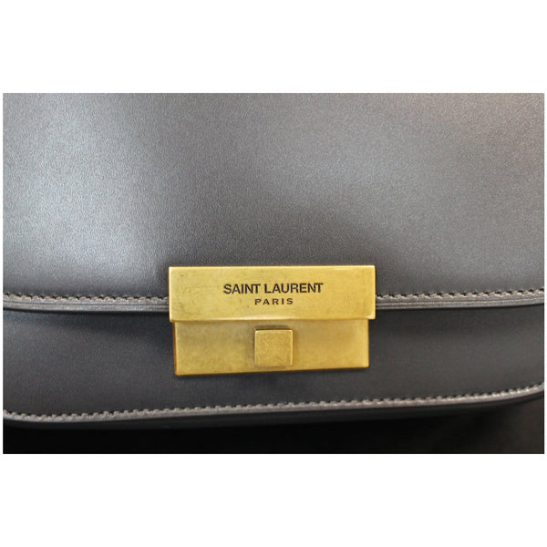 YVES SAINT LAURENT Betty Smooth Leather Shoulder Bag Grey - Last Call