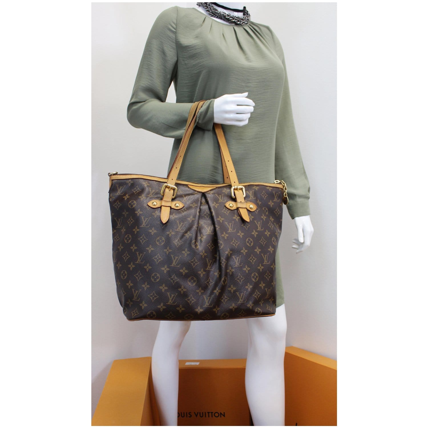 Louis Vuitton, Bags, Beautiful Authentic Louis Vuitton Monogram Palermo Gm  2way Shoulder Bag